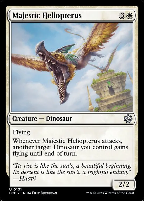 Helióptero majestuoso