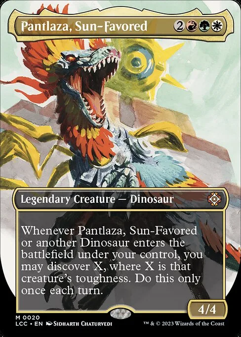 Pantlaza, Favorito del Sol