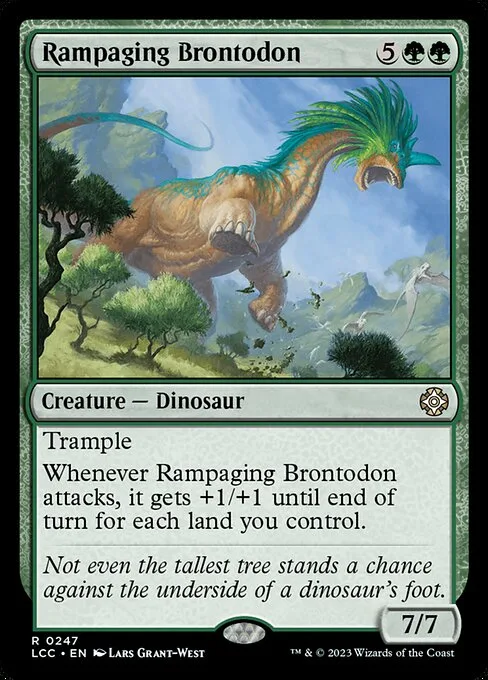 Brontodón enfurecido