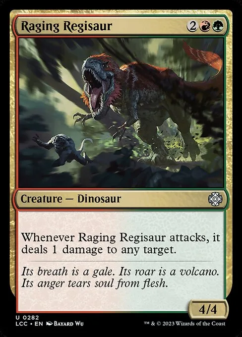 Regisaurio enfurecido