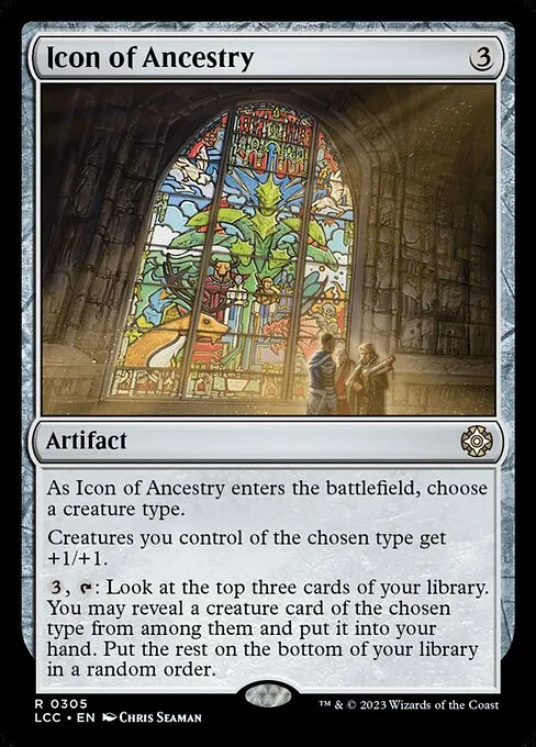 Vitral de los ancestros