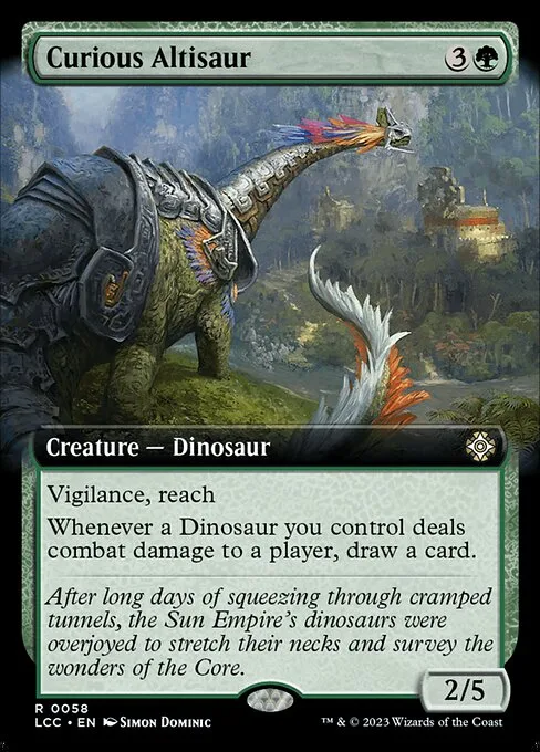 Altisaurio curioso