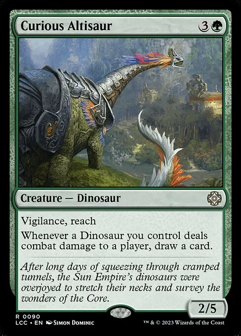 Altisaurio curioso