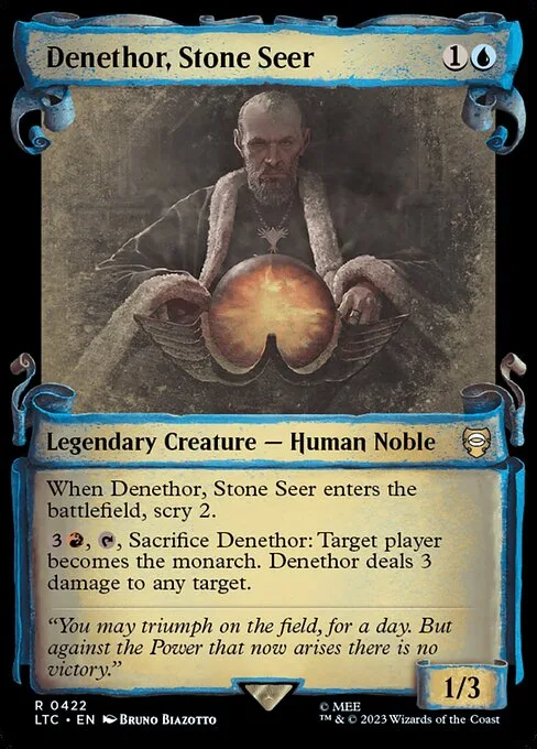 Denethor, contemplador de la piedra