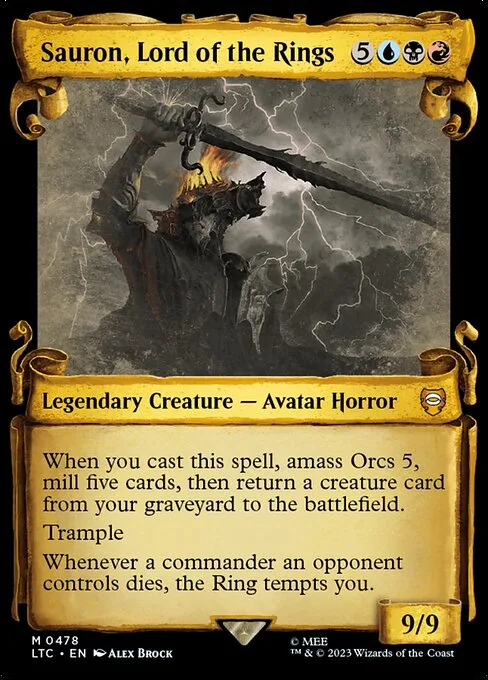 Sauron, Señor de los Anillos