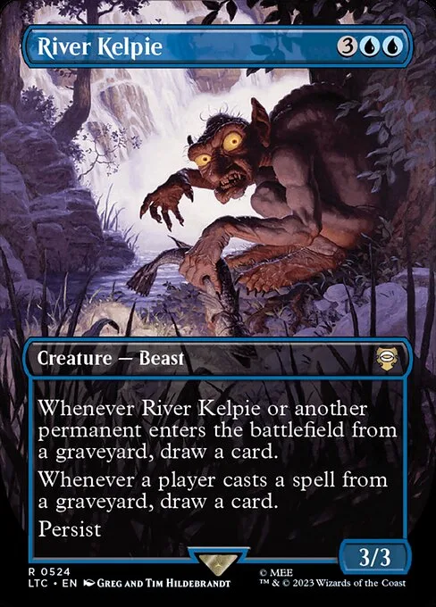 Kelpie del río