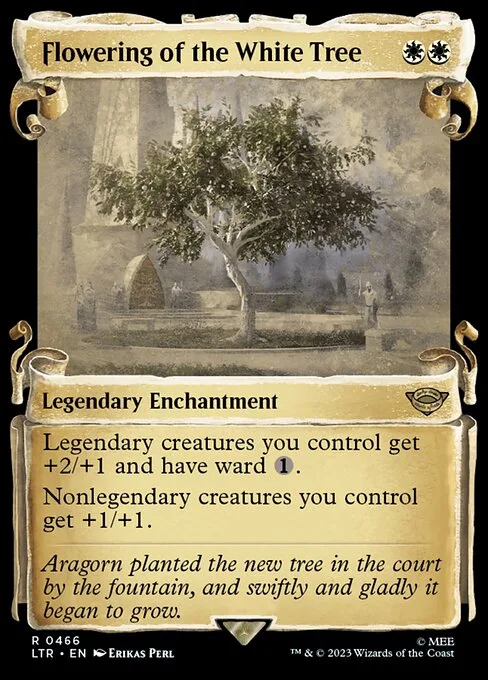 Floración del Árbol Blanco