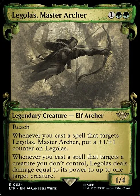 Legolas, arquero magistral
