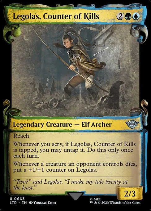 Legolas, contador de muertes