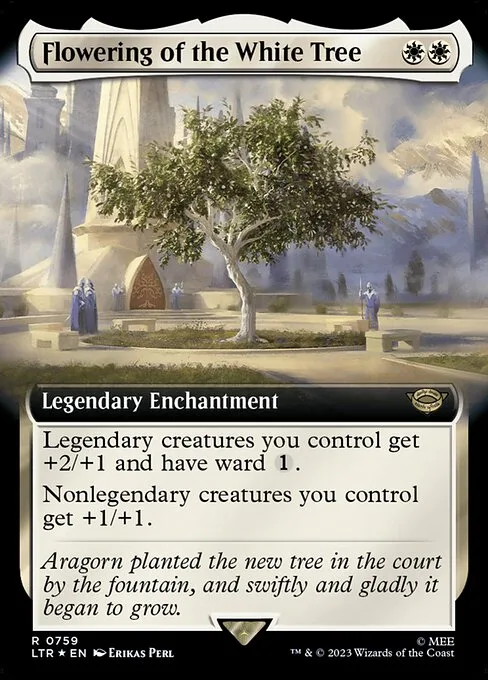 Floración del Árbol Blanco
