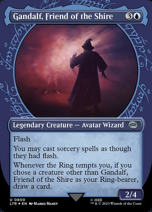 Gandalf, amigo de la Comarca
