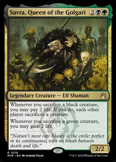Savra, reina de los golgari