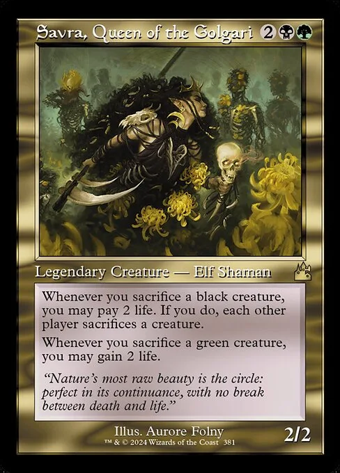 Savra, reina de los golgari