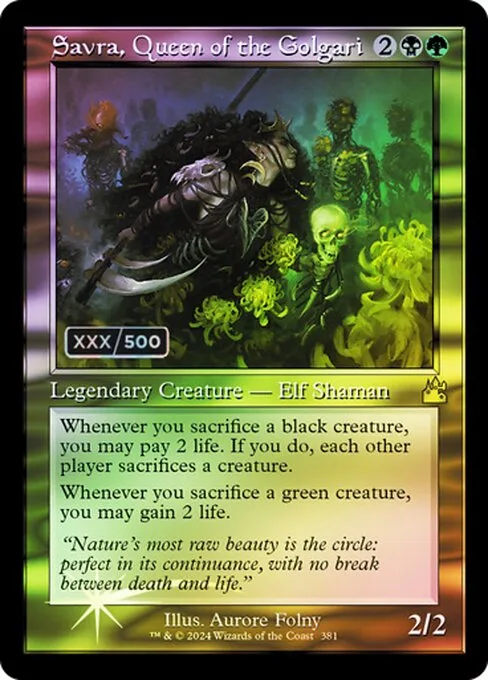 Savra, reina de los golgari