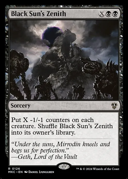 Cenit del sol negro