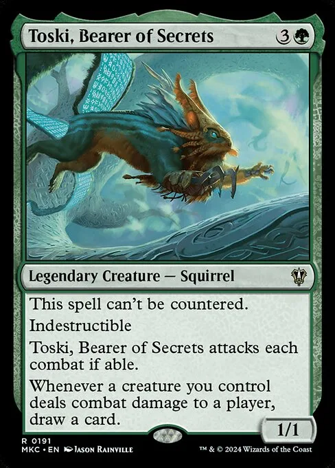Toski, Portador de Secretos