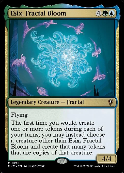 Ésix, flor de fractales
