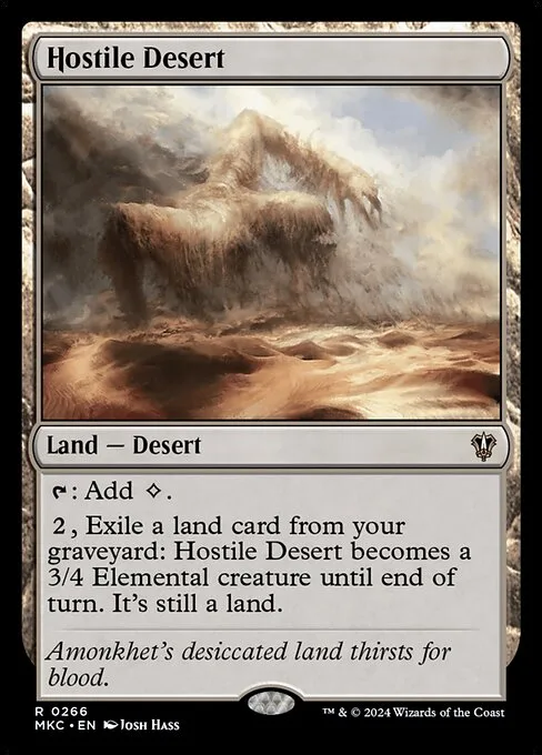 Desierto hostil
