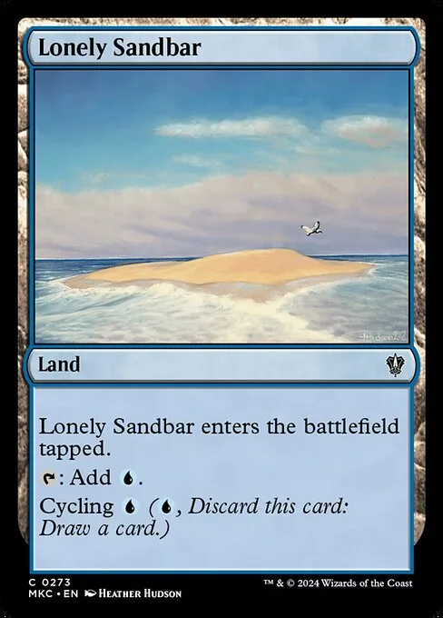 Banco de arena solitario