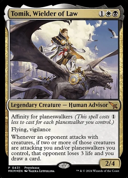 Tomik, esgrimidor de leyes