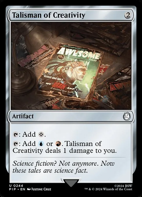 Talismán de creatividad