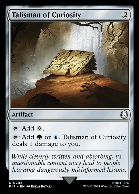 Talismán de curiosidad