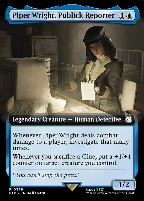 Piper Wright, reportera del Publick