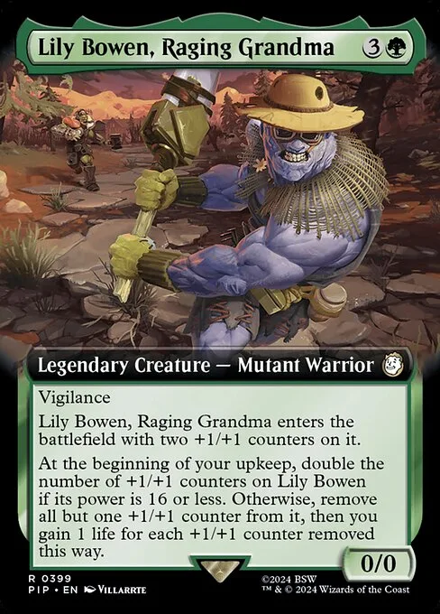 Lily Bowen, abuela enfurecida