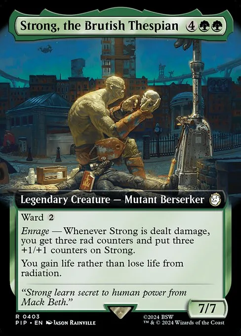 Strong, actor salvaje