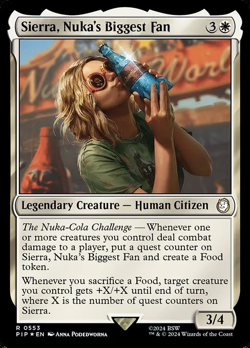 Sierra, fan absoluta de Nuka