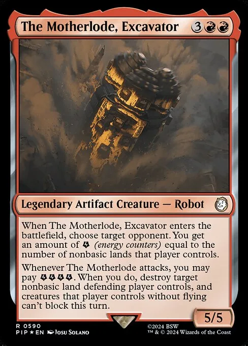 Motherlode, la excavadora