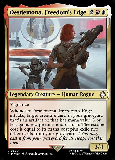 Desdémona, adalid de la libertad