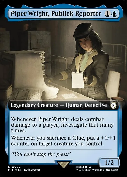 Piper Wright, reportera del Publick