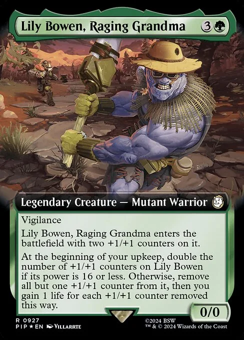 Lily Bowen, abuela enfurecida
