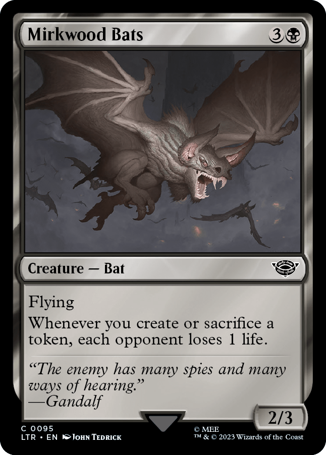 MTG Canarias - LTR 0095 - Mirkwood Bats