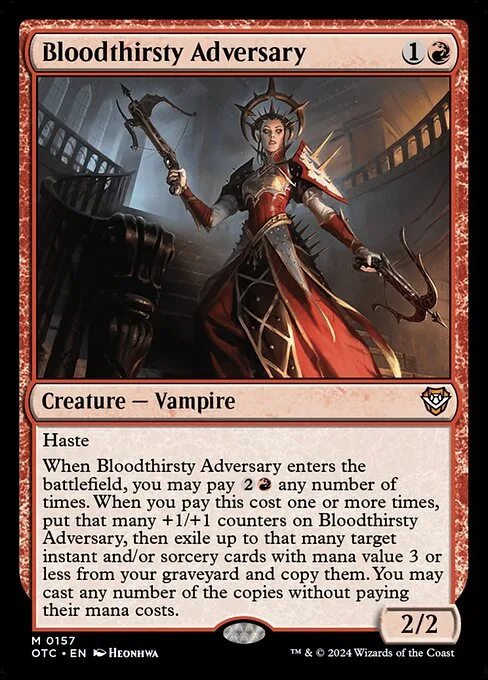 Adversaria sedienta de sangre