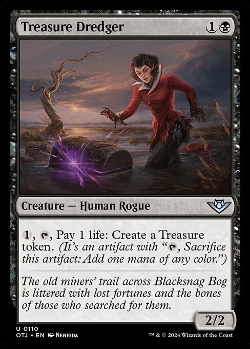 Dragadora de tesoros
