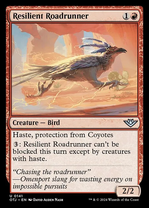 Correcaminos cauto
