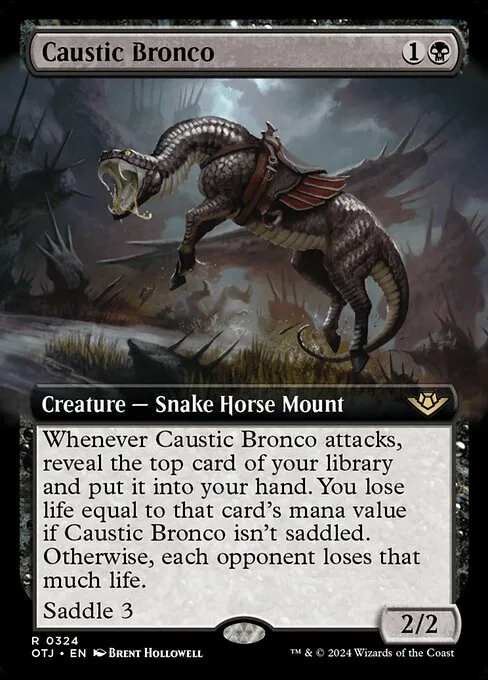 Bronco cáustico