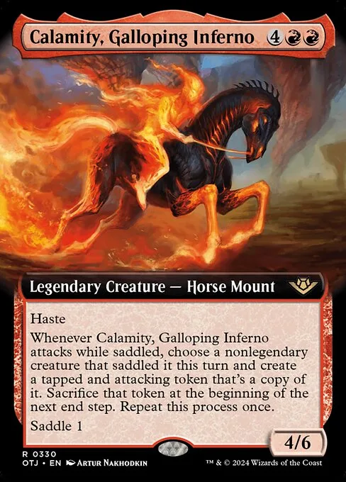 Calamidad, infierno galopante