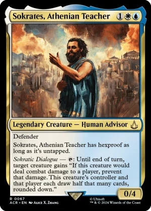 MTG Canarias - ACR 67 - Sokrates, Athenian Teacher