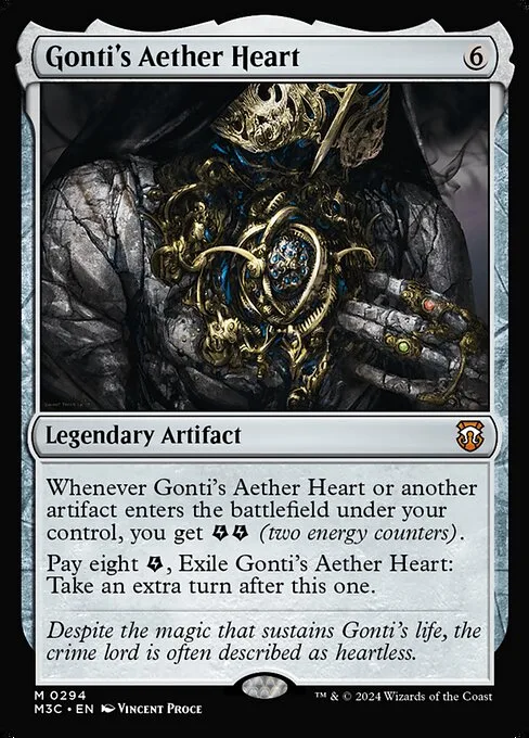 Corazón de éter de Gonti