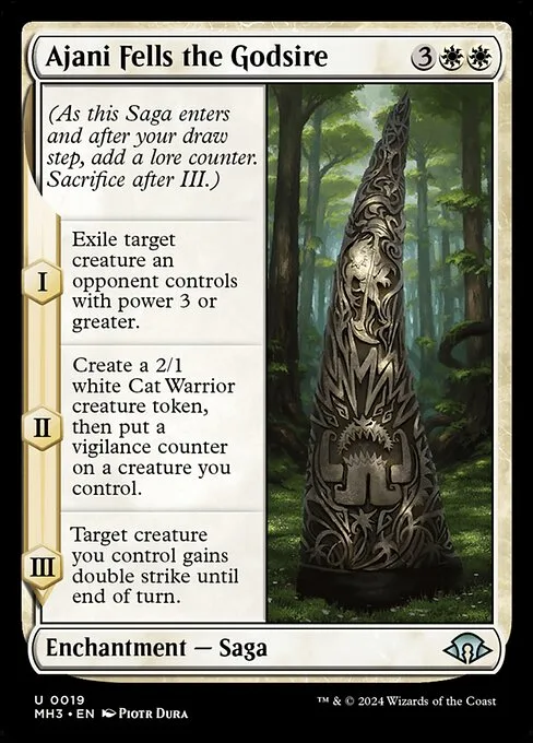 Ajani derrota al ancestro divino