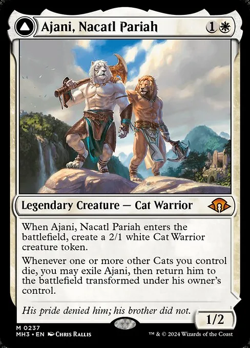 Ajani, paria de los nacatl // Ajani, vengador de los nacatl