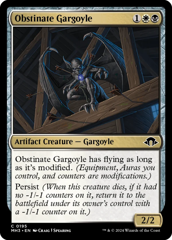 MTG Canarias - Obstinate Gargoyle (MH3)