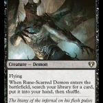 MTG Canarias - Rune-Scarred Demon (CMM)