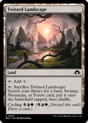 MTG Canarias - Twisted Landscape (MH3)