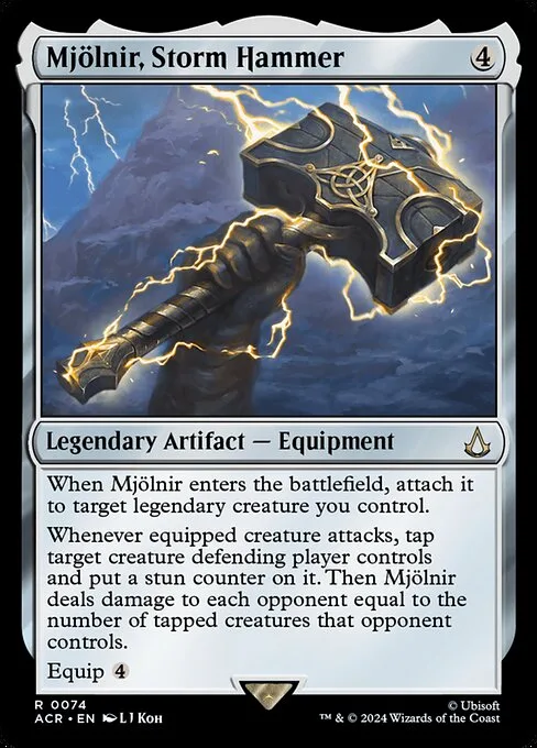 Mjollnir, martillo del trueno