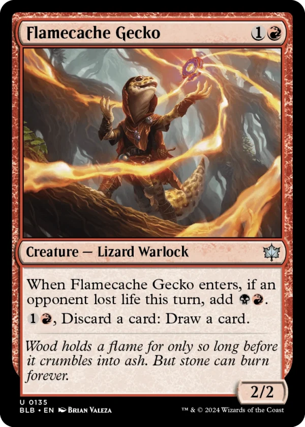 MTG Canarias - BLB 135 - Flamecache Gecko