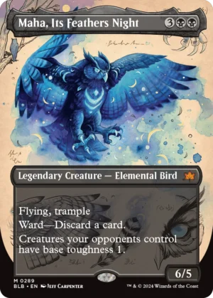 MTG Canarias – BLB 289 – Maha, Its Feathers Night